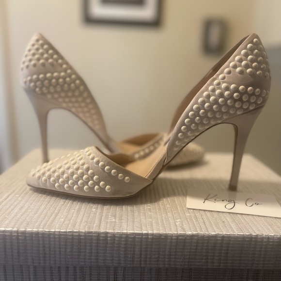French Connection Forever Studded Heels - Picture 1 of 7